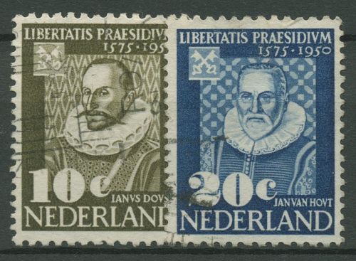 Niederlande 1950 Universität Leiden 563/64 gestempelt