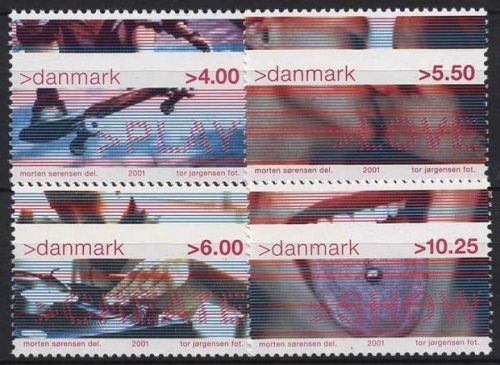 Dänemark 2001 Jugendkultur 1281/84 postfrisch