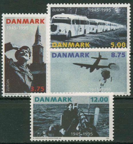 Dänemark 1995 Europa CEPT Frieden Freiheit Ende 2. Weltkrieg 1100/03 postfrisch