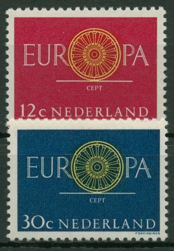Niederlande 1960 Europa CEPT Wagenrad 753/54 postfrisch