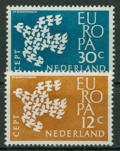 Niederlande 1961 Europa CEPT Stilisierte Taube 765/66 postfrisch