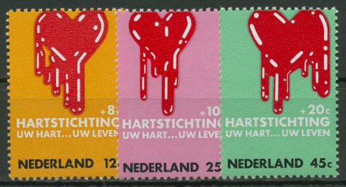 Niederlande 1970 Medizin Herzkrankheiten 948/50 postfrisch