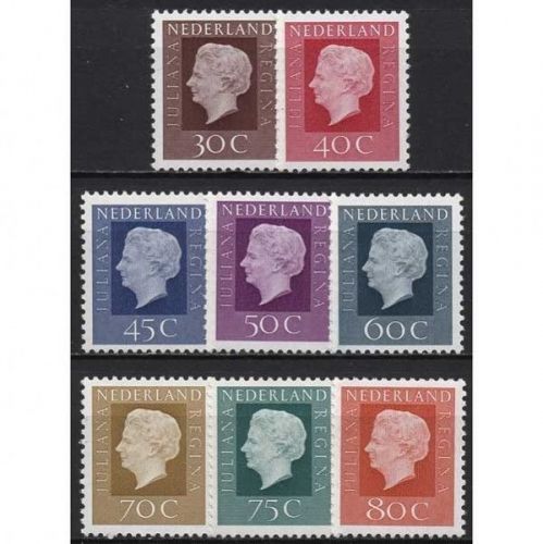 Niederlande 1972 Königin Juliana 975/82 A postfrisch