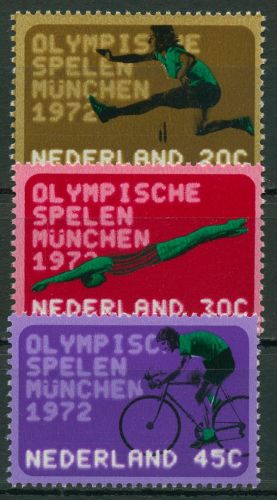Niederlande 1972 Olympische Sommerspiele München 991/93 postfrisch