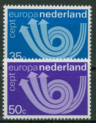 Niederlande 1973 Europa CEPT Posthorn 1011/12 postfrisch