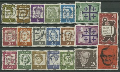 Berlin Jahrgang 1961 komplett (197/17) gestempelt (SG98590)