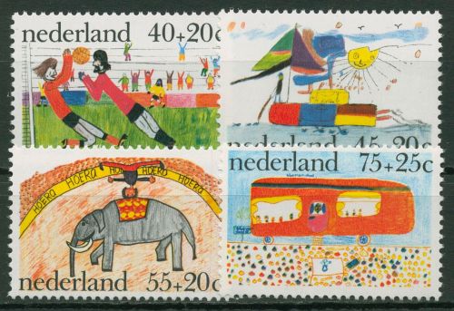 Niederlande 1976 Voor het Kind Zeichnungen 1088/91 postfrisch