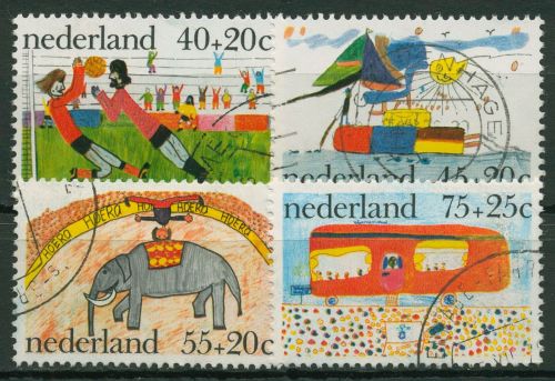 Niederlande 1976 Voor het Kind Zeichnungen 1088/91 gestempelt