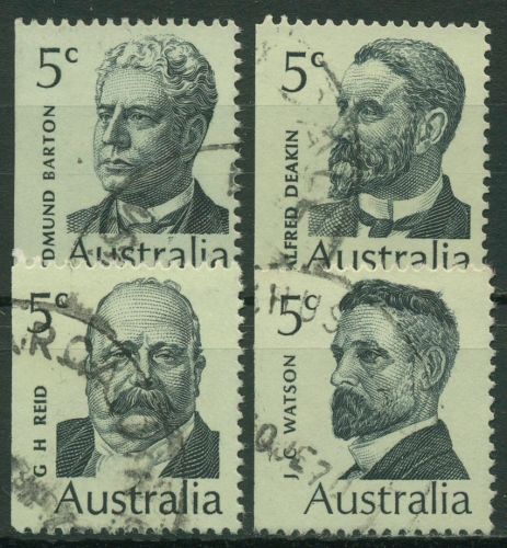 Australien 1969 Premierminister 424/27 Dl gestempelt