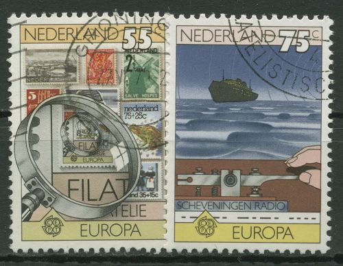 Niederlande 1979 Europa CEPT Post-& Fernmeldewesen 1140/41 gestempelt
