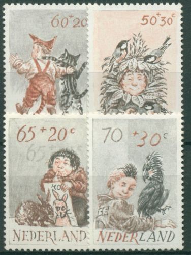 Niederlande 1982 Voor het Kind Kinder und Tiere 1223/26 postfrisch
