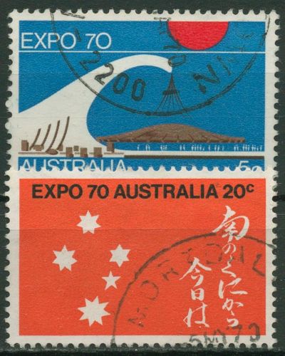 Australien 1970 Weltausstellung EXPO '70 Osaka 432/33 gestempelt
