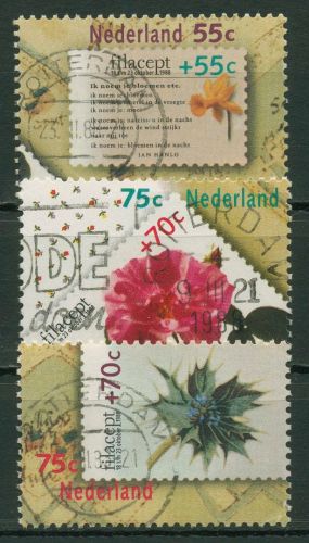 Niederlande 1988 FILACEPT '88 Blumen 1336/38 gestempelt