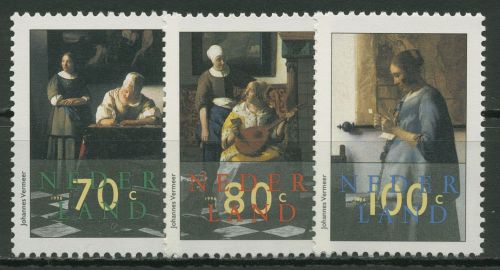 Niederlande 1996 Gemälde Johannes Vermeer 1563/65 postfrisch