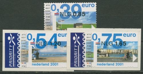 Niederlande 2001 Euro-Münzen Euro-Banknoten 1901/03 postfrisch
