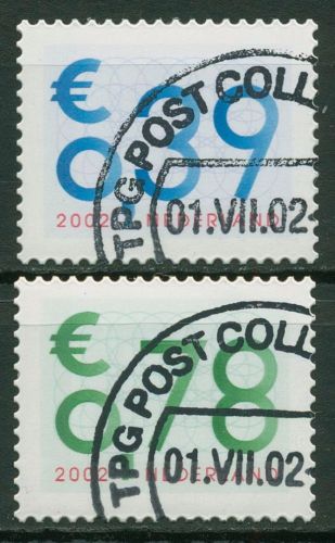 Niederlande 2002 Freimarken Ziffernzeichnung 2024/25 gestempelt