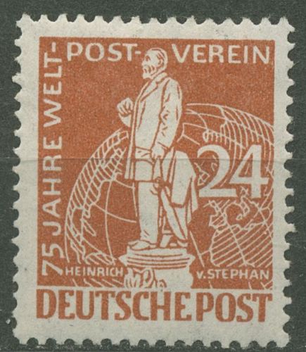 Berlin 1949 75 Jahre Weltpostverein UPU, Heinrich von Stephan 37 mit Falz