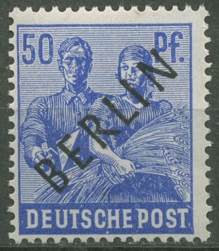 Berlin 1948 Schwarzaufdruck 13 mit Falz