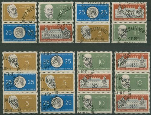 DDR 1960 Humboldt-Universität 795/98 ZD alle Kombinationen mit SST (SG31143)