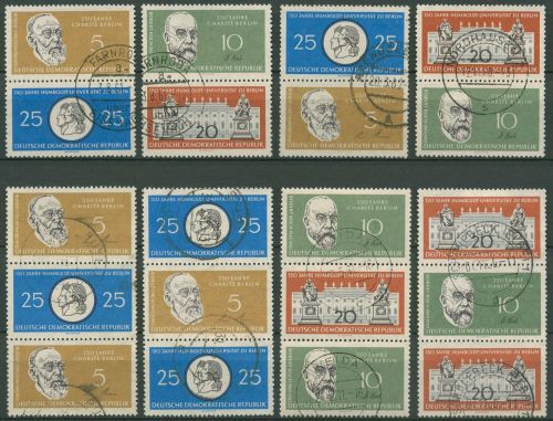 DDR 1960 Humboldt-Universität 795/98 ZD alle Kombinationen gestempelt (SG14)