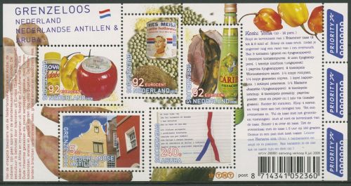 Niederlande 2008 Kolonien Kolonialwaren Block 113 postfrisch (C95818)