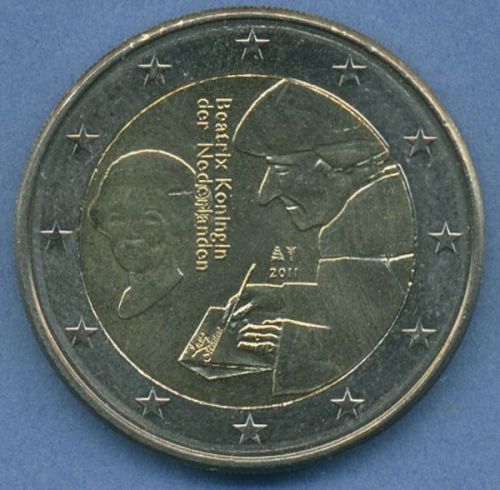 Niederlande 2 Euro 2011 Erasmus von Rotterdam, vz/st (m4913)