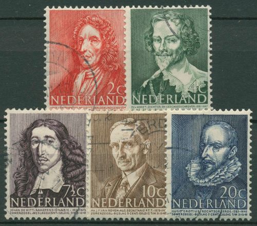 Niederlande 1947 Kulturelle und soziale Fürsorge 490/94 gestempelt