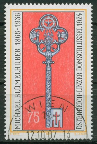 Österreich 2007 Stahlschnitt Schlüssel 2689 gestempelt