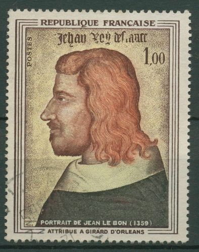 Frankreich 1964 König Johann der Gute 1466 gestempelt