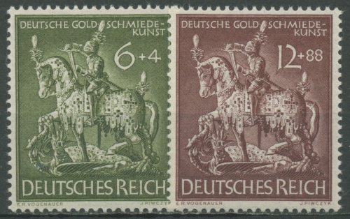 Deutsches Reich 1943 Goldschmiedekunst 860/61 postfrisch