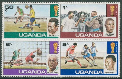 Uganda 1978 Fußball Weltmeisterschaft Argentinien 171/74 postfrisch