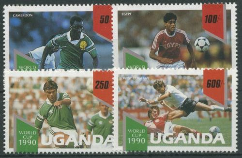 Uganda 1990 Fußball-WM in Italien Spieler 807/10 postfrisch