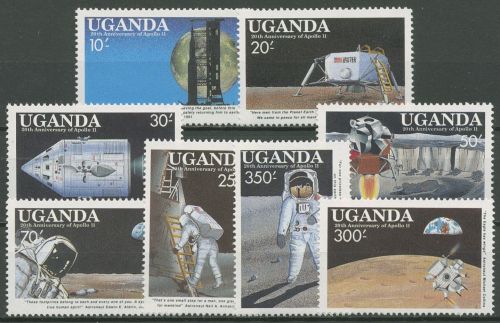 Uganda 1989 20 Jahre erste bemannte Mondlandung 699/06 postfrisch