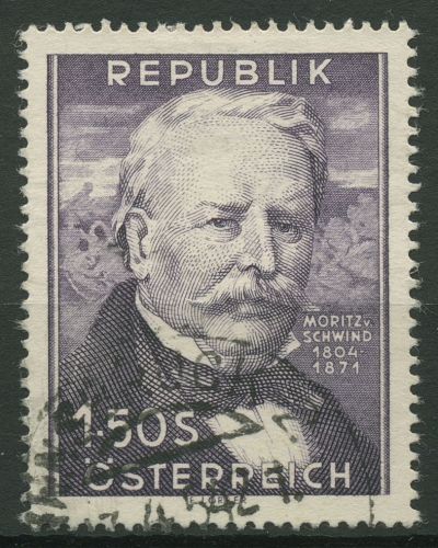 Österreich 1954 Elfentanz Maler Moritz von Schwind 996 gestempelt