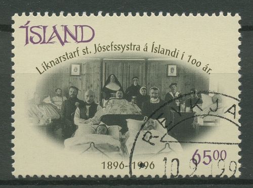 Island 1996 Orden der St.-Joseph-Schwestern 854 gestempelt