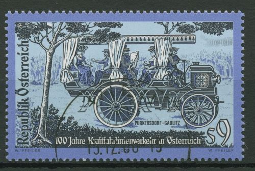 Österreich 2000 Öffentlicher Linienverkehr Omnibus 2323 gestempelt