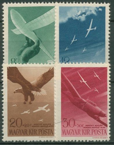 Ungarn 1943 Horthy-Fliegerfonds Seeadler Flugzeuge 731/34 postfrisch