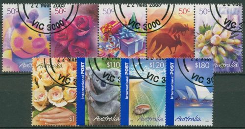 Australien 2005 Grußmarken Blumen Koala 2421/29 ZD gestempelt (C25584)