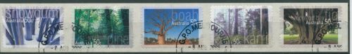 Australien 2005 Einheimische Bäume 2484/88 Streifen gestempelt (C42558)