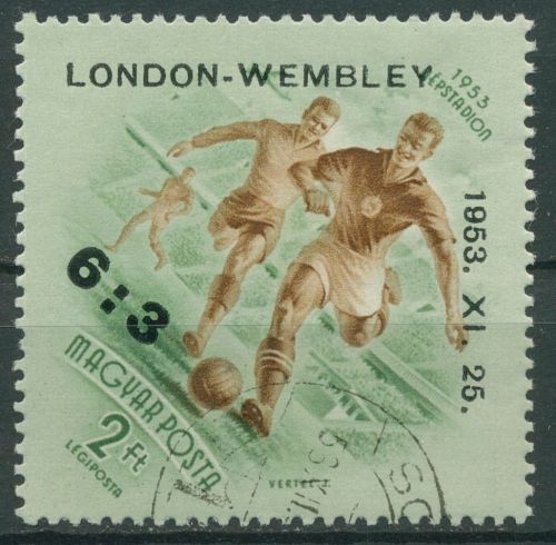 Ungarn 1953 Wembley Fußball Sieg über England 1340 gestempelt