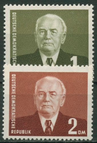 DDR 1953 Präsident Wilhelm Pieck 342/43 a postfrisch