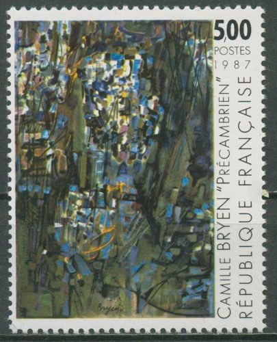 Frankreich 1987 Zeitgenössische Kunst Gemälde Camille Bryen 2627 postfrisch