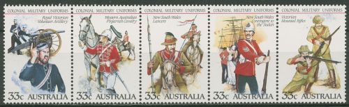 Australien 1985 Uniformen 913/17 ZD postfrisch (C29208)