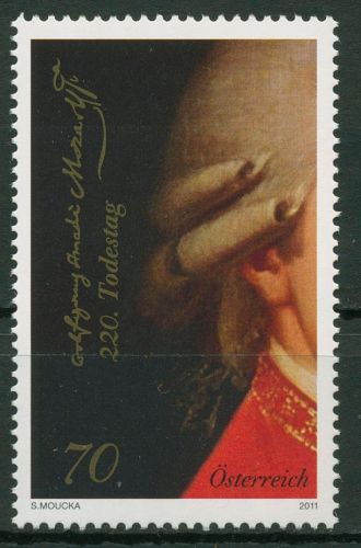 Österreich 2011 Wolfgang Amadeus Mozart 2970 postfrisch