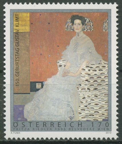 Österreich 2012 Maler Gustav Klimt Gemälde 3009 postfrisch