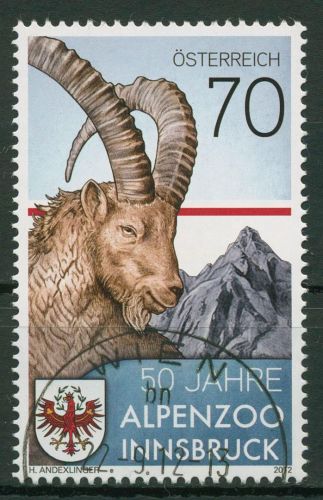 Österreich 2012 Alpenzoo Innsbruck Steinbock 3019 gestempelt