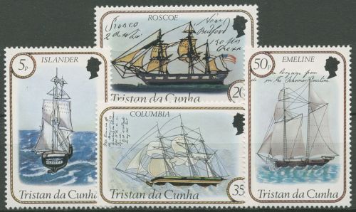 Tristan da Cunha 1983 Segelschiffe 337/40 postfrisch