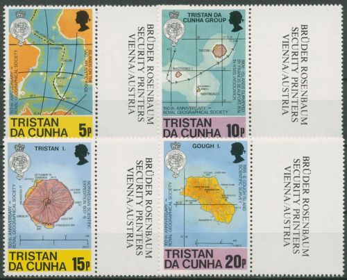 Tristan da Cunha 1980 Königl. Geographische Gesellschaft 293/96 postfrisch