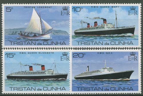 Tristan da Cunha 1979 Passagierschiff Könogin Elisabeth II. 257/60 postfrisch