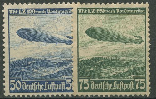 Deutsches Reich 1936 Luftschiff Hindenburg 606/07 Y postfrisch/ungebraucht
